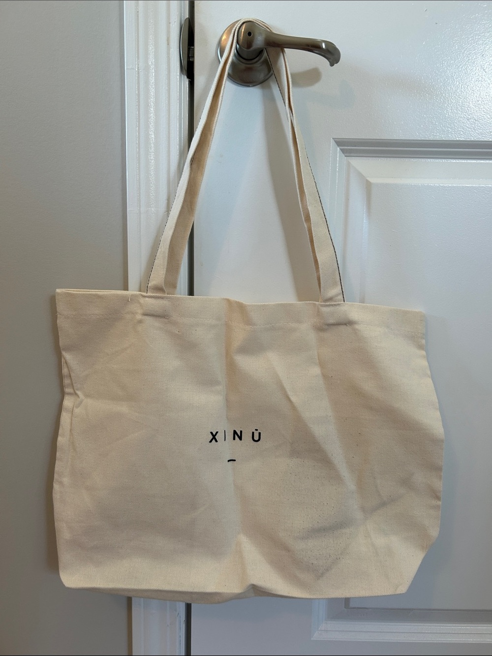 Cream Canvas Tote Bag